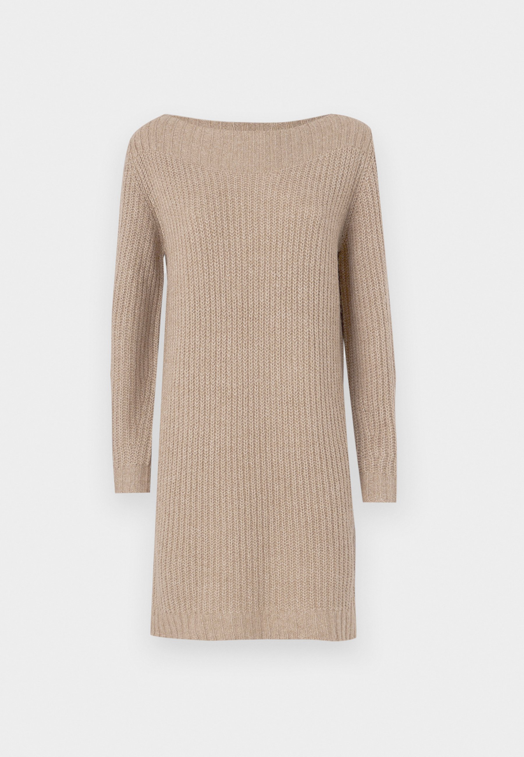 【NILLRING】Unbalanced boat neck short-sleeved Dress _ BEIGE 닐링
