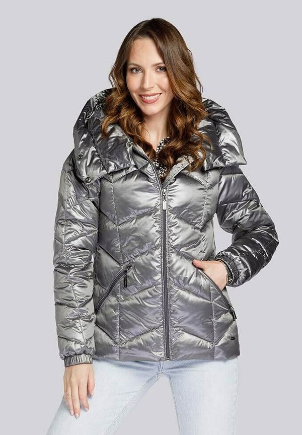Winterjacke - silver