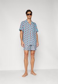 arrels Barcelona CAMP COLLAR SHIRT ECO - Cămașă - light blue lick me