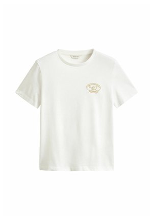 GANT, ROPE GRAPHIC - T-shirt print - eggshell