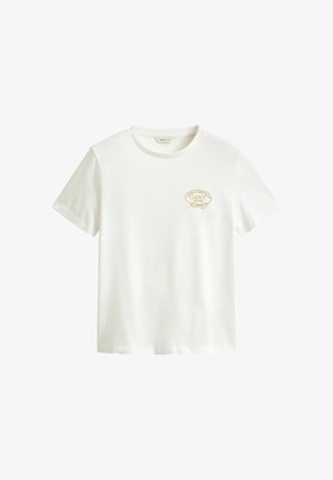GANT, ROPE GRAPHIC - T-shirt print - eggshell