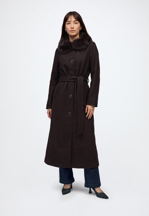 Vero Moda, VMVINCEANN HOOD COAT - Зимно палто - chocolate torte