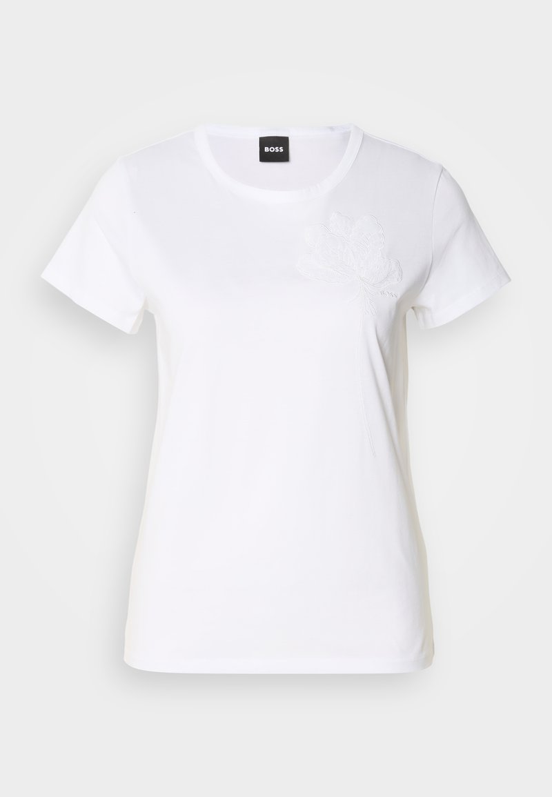 Boss T-shirt print wit Boss T-shirt print wit