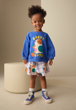 Next, REGULAR FIT - CREW NECK SWEATSHIRT & SHORTS SET  . - Šortky - blue guinea pig