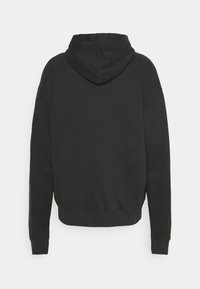 Pegador LOGO OVERSIZED JACKET - Športna jopa s kapuco na zadrgo - washed black
