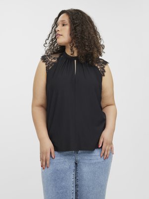 VMMILLA TEE - Bluse - black