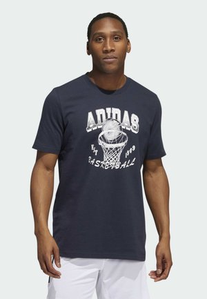 AWORLD HOOPS BASKETBALL - T-shirt print - blue