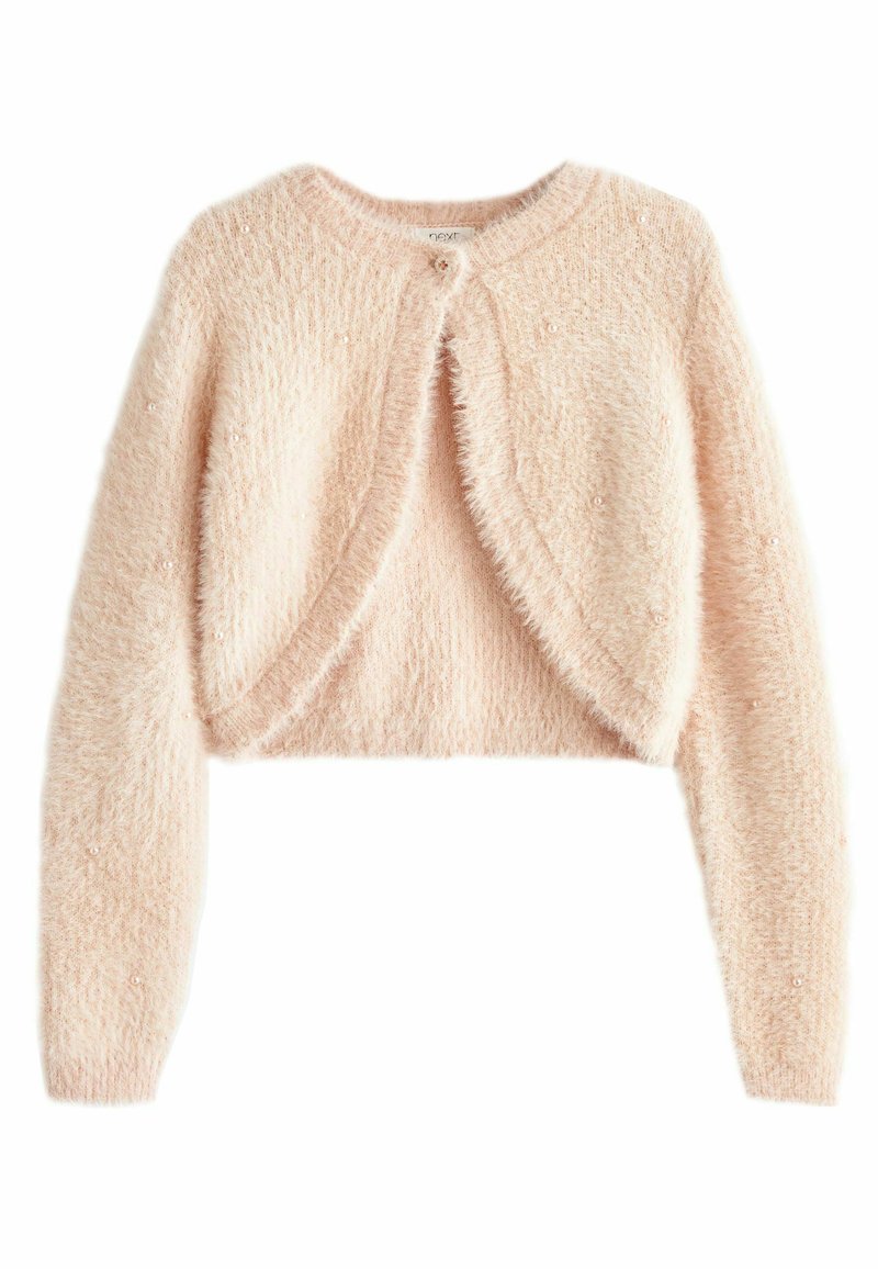 Next PEARL DETAIL FLUFFY SHRUG CARDIGAN Cardigan pink Zalando.dk