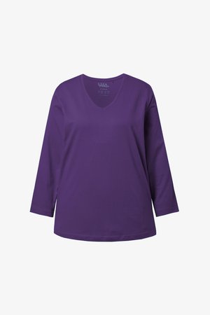Ulla Popken, Camiseta de manga larga - deep violet
