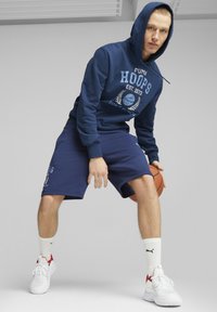 Puma COURT RIDER CHAOS TEAM  - Scarpe da basket - ash gray white black for all time red