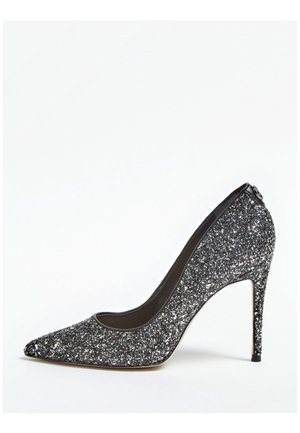 Højhælede pumps - silver-coloured