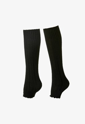 Calzedonia Pletené návleky na lýtka - d black rib