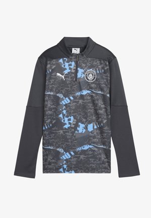 MANCHESTER CITY AUFWÄRM - Ilgarankovis viršutinės dalies drabužis - strong gray cool light gray
