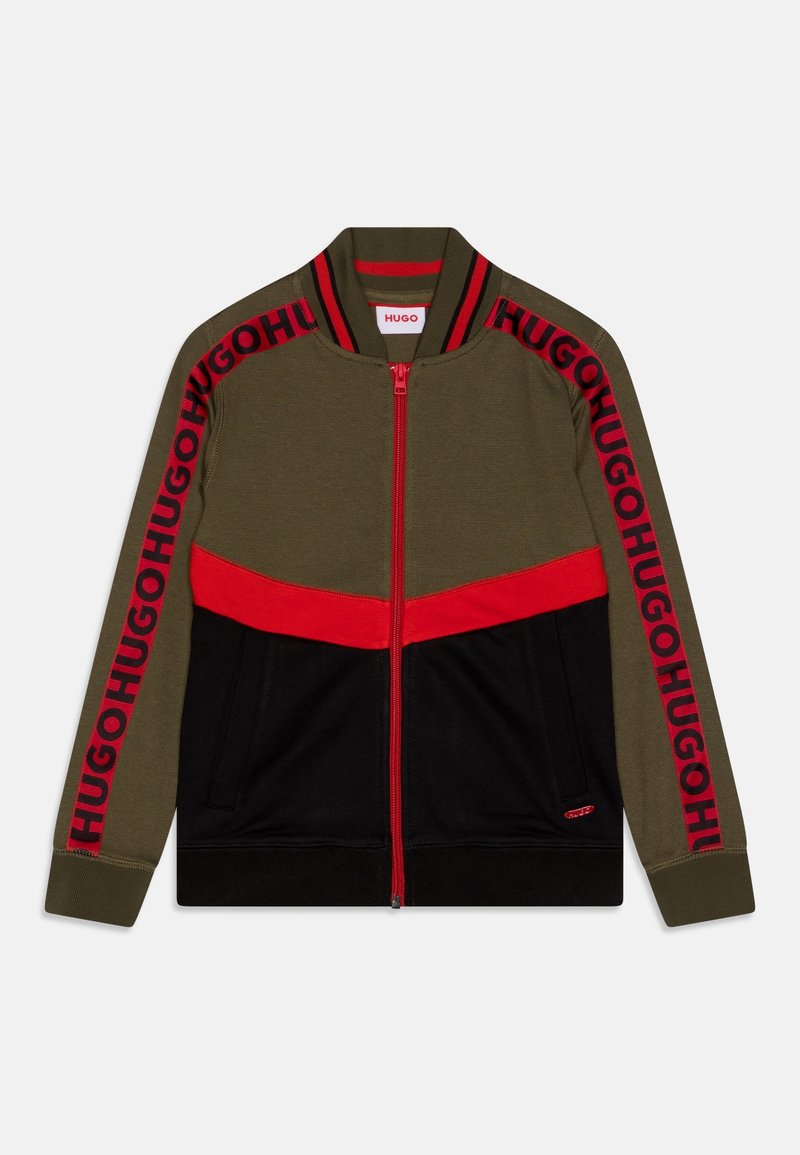 HUGO Kids CARDIGAN - Kofta - khaki