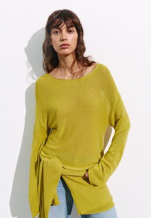 PULL&BEAR RUSTIC - JUMPER - Maglione - green