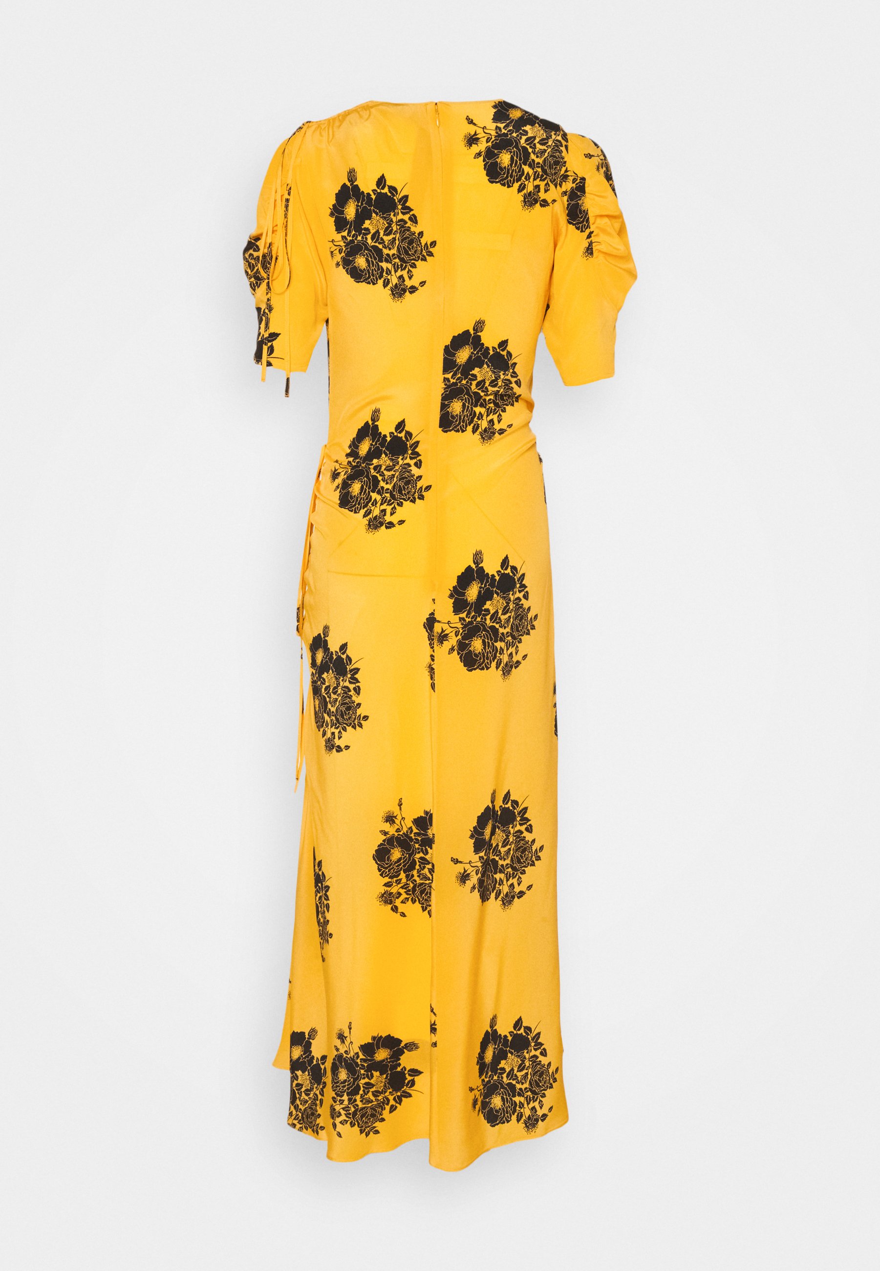 N°21 FLORAL PRINT DRESS - Vestito lungo - dark yellow/giallo scuro - Zalando .it
