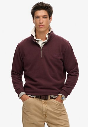 Superdry & Co ESSENTIAL LOGO - Sweatshirt - rich deep burgundy