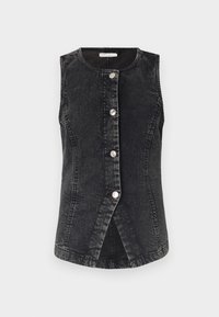 TAILORED VEST - Veste - off black
