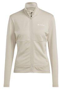 MULTI FULL ZIP JACKET - Flísová bunda - beige