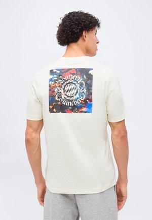 adidas Originals, FC BAYERN WIESN  - T-shirt imprimé - ivory