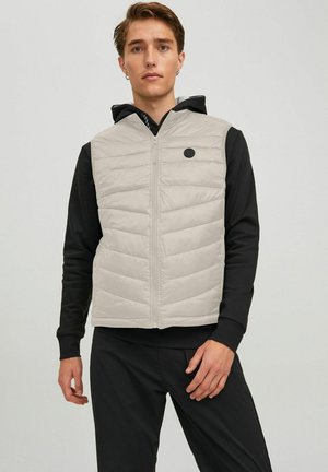 Jack & Jones HERO BODYWARMER COLLAR - Vest - moonbeam