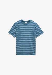 Vybráno, real teal yarn dye stripe