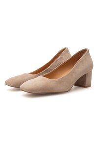 Woden Classic heels - taupe