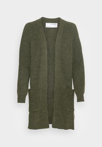 Selected Femme Chaqueta de punto - mottled olive
