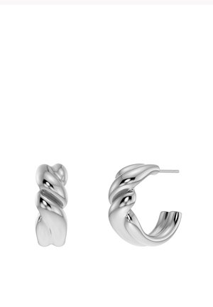 TWIST HOOPS - Earrings - steel