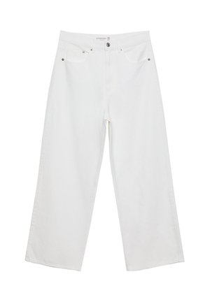 Stradivarius BAGGY WIDE-LEG  - Jeans Relaxed Fit - white