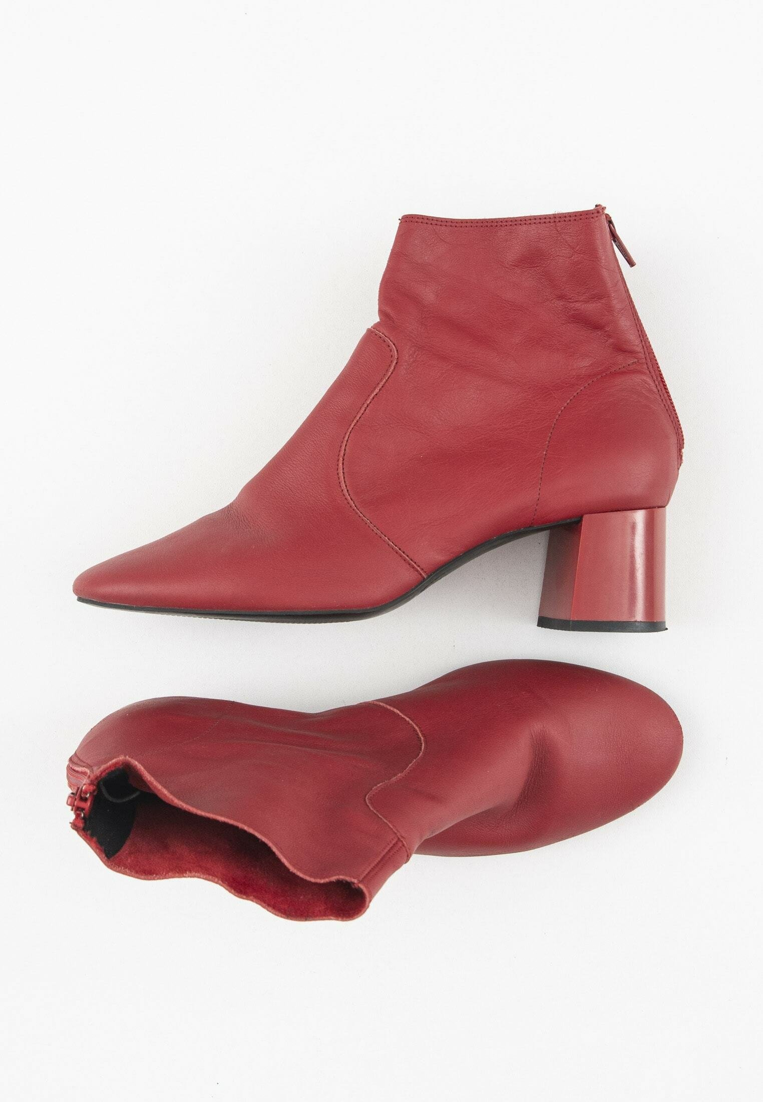 Mango Botines - red/rojo - Zalando.es