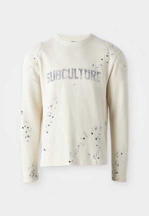SUBCULTURE LONGSLEEVE - Long sleeved top - dusty white