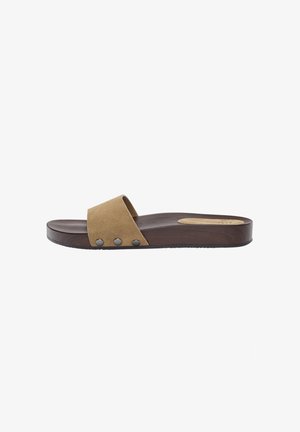 PULL&BEAR FLAT - Badesandale - brown