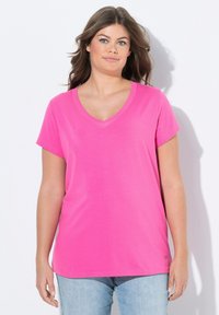 LAURASØN Jednoduché tričko - pink