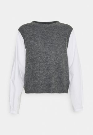 Stickad tröja - dark grey