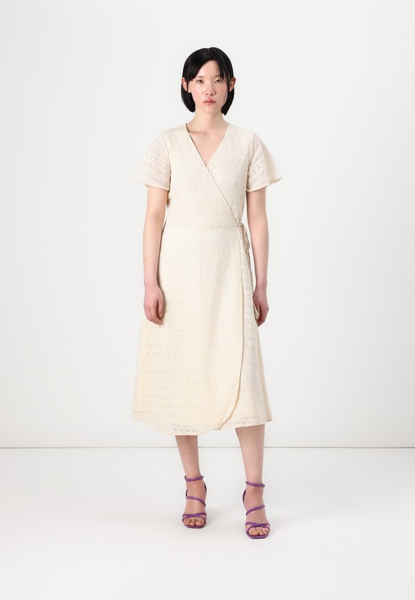 VICHIKKA MIDI WRAP DRESS - Freizeitkleid - birch