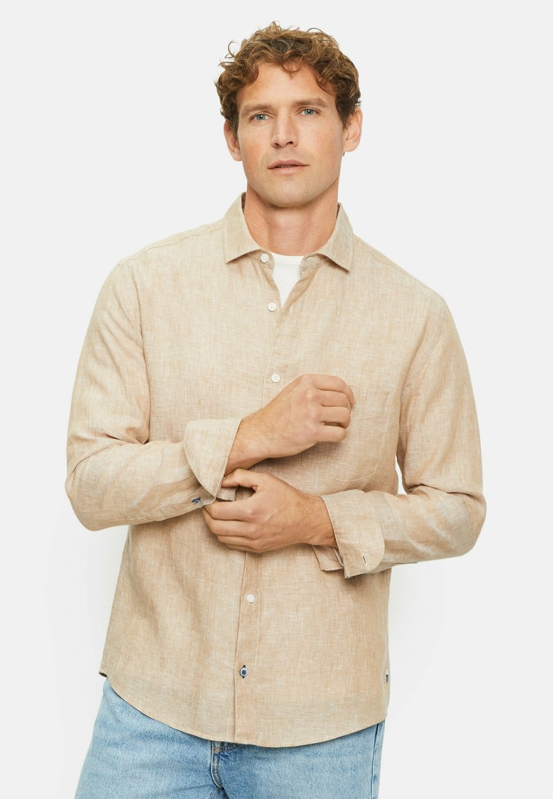 OLYMP - CASUAL REGULAR FIT KENT - Shirt - natur, Enlarge