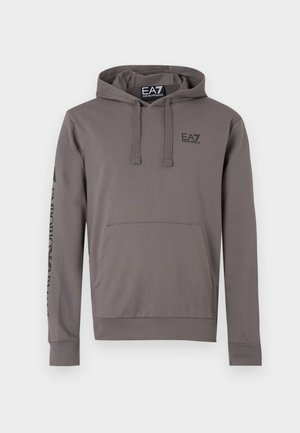 TRAIN LOGO SERIES HOODIE EXTENDED LOGO UNISEX - Sportinis megztinis - smoked pearl