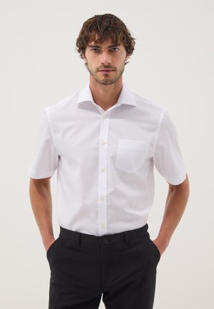 OVS, REGULAR-FIT SHORT-SLEEVE SHIRT WITH CLASSIC COLLAR - Chemise - white