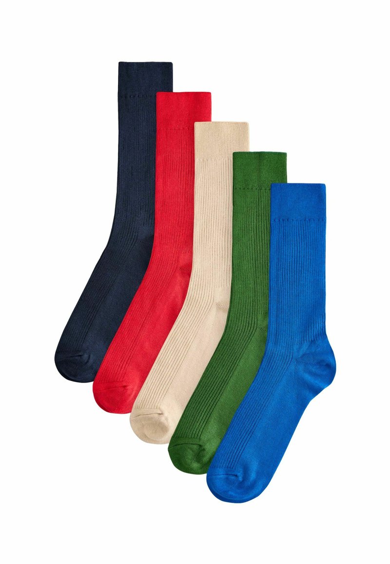 Next 5 PACK REGULAR FIT - Ponožky - red blue green