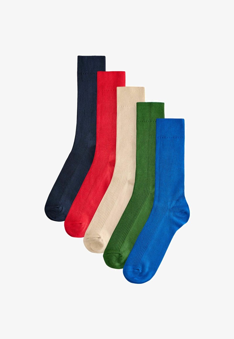 Next 5 PACK REGULAR FIT - Ponožky - red blue green