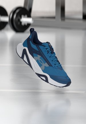 Under Armour, CHARGED COMMIT 5 - Zapatillas de entrenamiento - aegean blue/midnight navy/blue fog