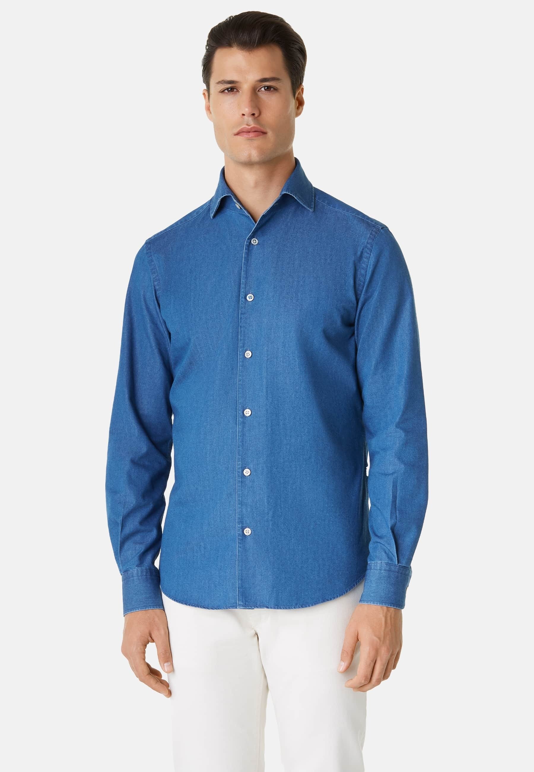 Boggi Milano REGULAR FIT - Camisa - indigo/azul - Zalando.es