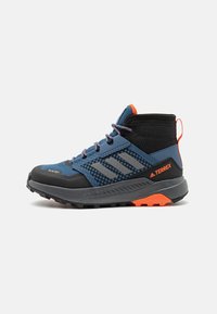 Adidas Terrex - TRAILMAKER MID RAIN.RDY HIKING SHOES UNISEX - Hiking shoes - steel/grey three/impact orange Thumbnail Image 1