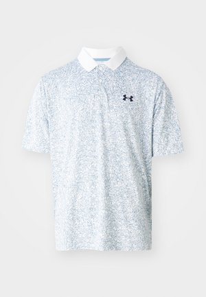 Under Armour MATCHPLAY - Polo krekls - white/blue smoke/midnight navy