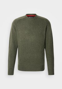 GRANGETOWN NECK SWEATER - Pulover - mid olive