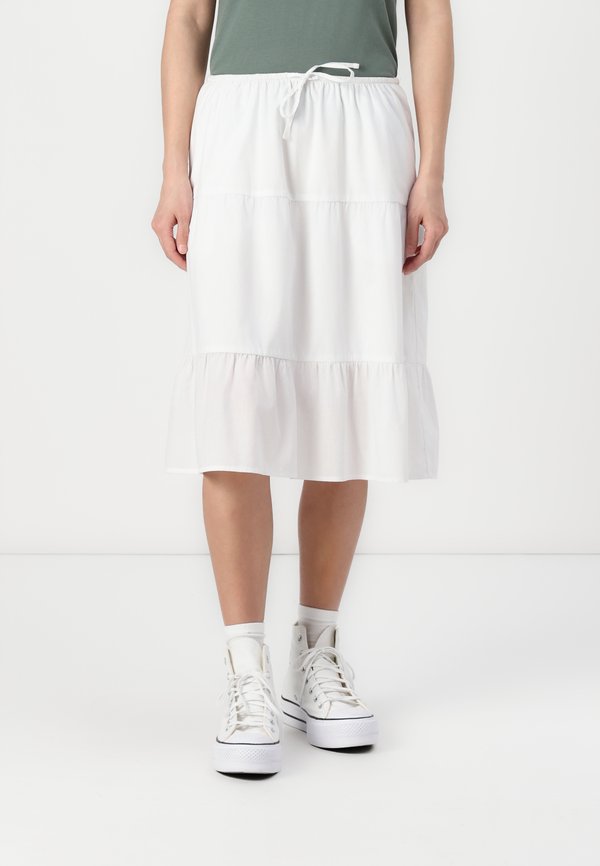 Poplin Midi Skirt - A-line skirt