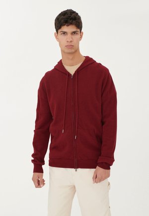 Strickjacke - bordeaux