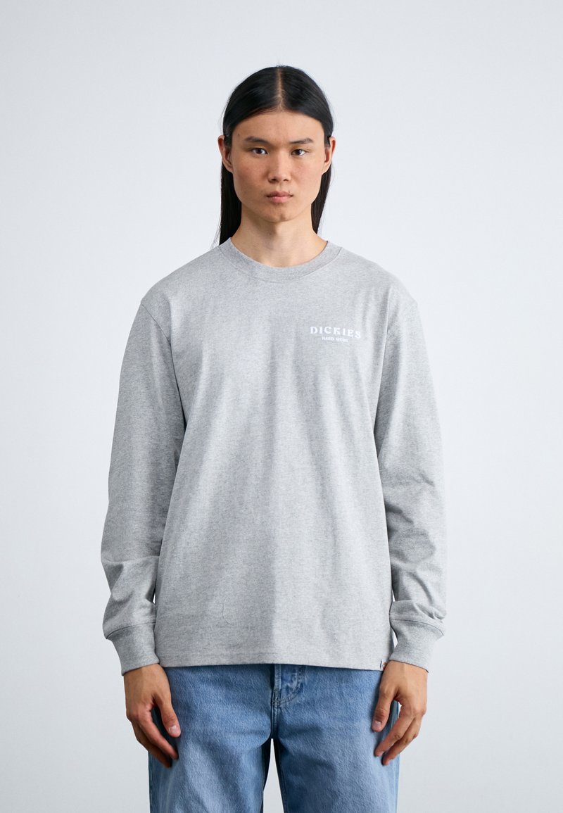 Dickies OATFIELD TEE - Pikkade varrukatega topp - grey