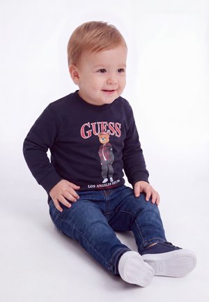 Guess BABY TODDLER KIDS ACTIVE  - Φούτερ - smart blue